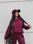Komplet damski OLAVOGA DEWFALL 2025 bordo - maWer Fashion