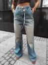 Spodnie jeansowe damskie OLAVOGA KAAGE 2025 niebieskie - maWer Fashion