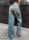 Spodnie jeansowe damskie OLAVOGA KAAGE 2025 niebieskie - maWer Fashion
