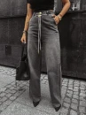 Spodnie jeansowe damskie OLAVOGA KAAGE 2025 szare - maWer Fashion