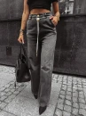Spodnie jeansowe damskie OLAVOGA KAAGE 2025 szare - maWer Fashion