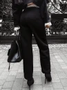 Spodnie damskie OLAVOGA BIRCH 2025 czarne - maWer Fashion