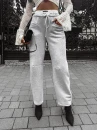 Spodnie damskie OLAVOGA BIRCH 2025 szare - maWer Fashion