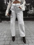Spodnie damskie OLAVOGA BIRCH 2025 szare - maWer Fashion