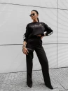 Bluza damska OLAVOGA OLY 2025 czarna - maWer Fashion