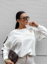 Bluza damska OLAVOGA OLY 2025 ecru - maWer Fashion
