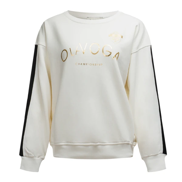 Bluza damska OLAVOGA OLY 2025 ecru - maWer Fashion