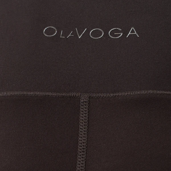 Legginsy damskie OLAVOGA LUCIA 2025 brąz - maWer Fashion
