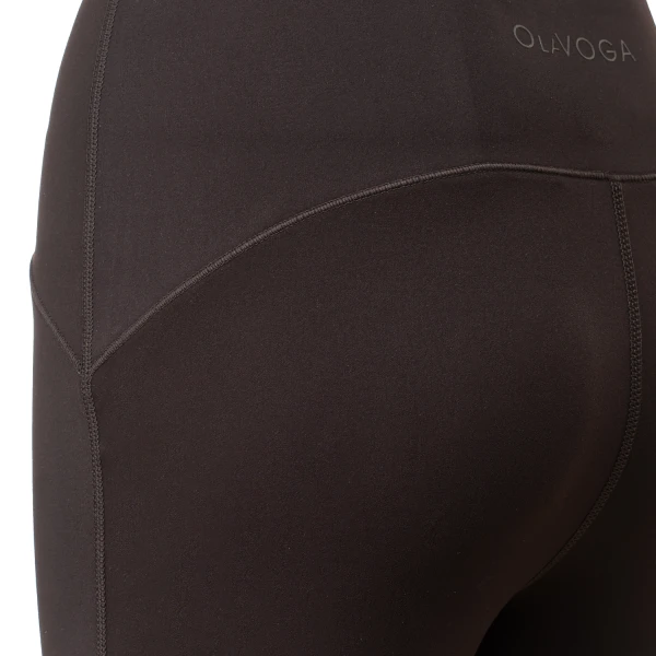 Legginsy damskie OLAVOGA LUCIA 2025 brąz - maWer Fashion