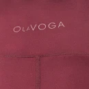 Legginsy damskie OLAVOGA LUCIA 2025 bordo - maWer Fashion