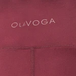 Legginsy damskie OLAVOGA LUCIA 2025 bordo - maWer Fashion