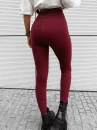 Legginsy damskie OLAVOGA LUCIA 2025 bordo - maWer Fashion