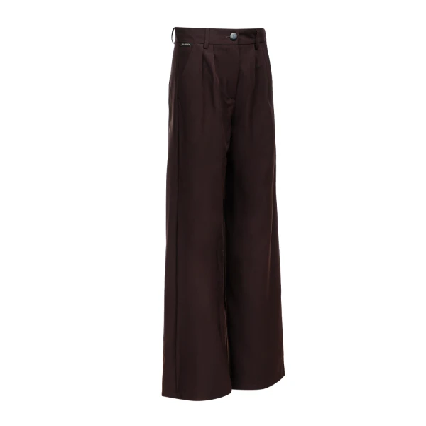 Spodnie damskie OLAVOGA NIGHTBREAK 2025 brąz - maWer Fashion