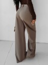 Spodnie damskie OLAVOGA NIGHTBREAK 2025 brąz - maWer Fashion