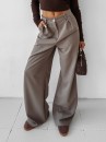 Spodnie damskie OLAVOGA NIGHTBREAK 2025 brąz - maWer Fashion