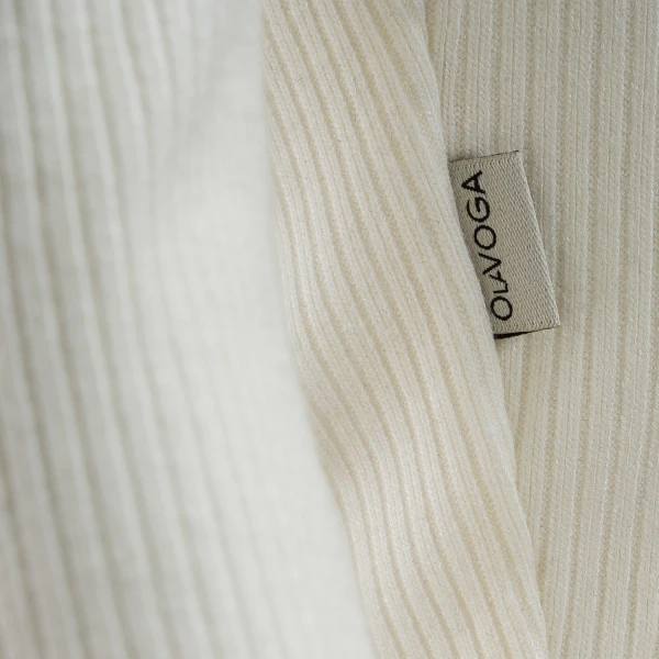 Bluzka damska OLAVOGA CREAMED FOG 2025 ecru - maWer Fashion