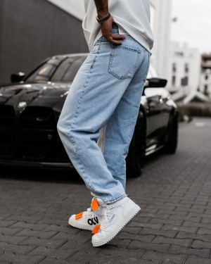 Spodnie męskie OLAVOGA  ZOKI 2025 niebieskie