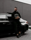 Bluza męska OLAVOGA VIROUS 2025 czarna - maWer Fashion