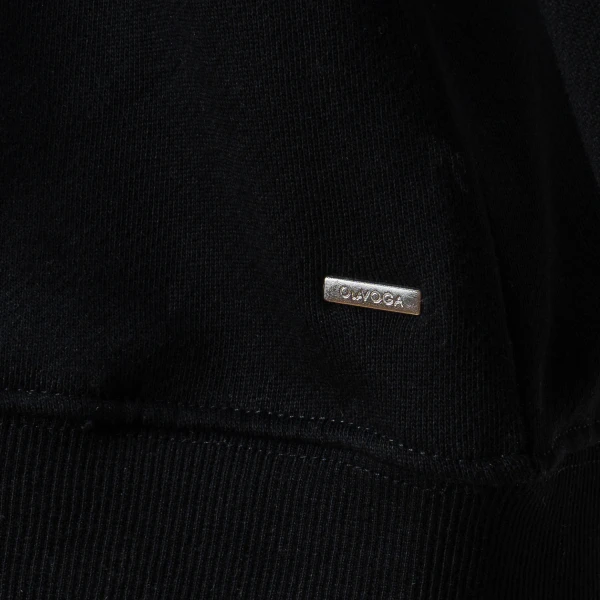 Bluza męska OLAVOGA VIROUS 2025 czarna - maWer Fashion