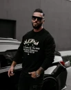 Bluza męska OLAVOGA VIROUS 2025 czarna - maWer Fashion
