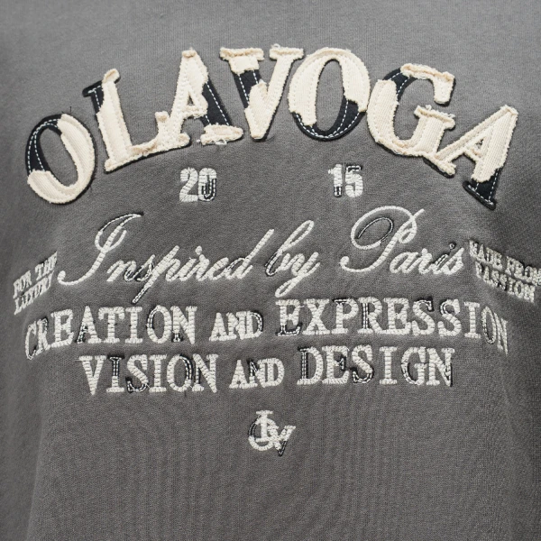 Bluza męska OLAVOGA VIROUS 2025 grafitowa - maWer Fashion