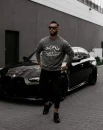 Bluza męska OLAVOGA VIROUS 2025 grafitowa - maWer Fashion