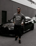 Bluza męska OLAVOGA VIROUS 2025 grafitowa - maWer Fashion