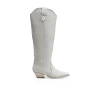 Buty kowbojki damske OLAVOGA POINT 2025 beż - maWer Fashion