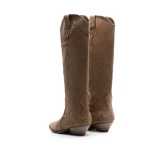 Buty kowbojki damske OLAVOGA POINT 2025 brąz - maWer Fashion