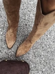 Buty kowbojki damske OLAVOGA POINT 2025 brąz - maWer Fashion