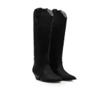 Buty kowbojki damske OLAVOGA POINT 2025 czarne - maWer Fashion