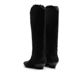 Buty kowbojki damske OLAVOGA POINT 2025 czarne - maWer Fashion