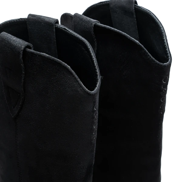 Buty kowbojki damske OLAVOGA POINT 2025 czarne - maWer Fashion