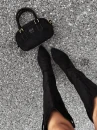 Buty kowbojki damske OLAVOGA POINT 2025 czarne - maWer Fashion