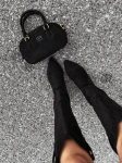 Buty kowbojki damske OLAVOGA POINT 2025 czarne - maWer Fashion