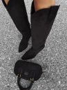 Buty kowbojki damske OLAVOGA POINT 2025 czarne - maWer Fashion