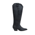 Buty kowbojki damske OLAVOGA POINT 2025 grafit - maWer Fashion