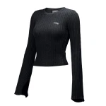 Sweter damski OLAVOGA ZIRRA 2025 czarny - maWer Fashion