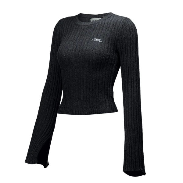 Sweter damski OLAVOGA ZIRRA 2025 czarny - maWer Fashion
