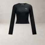 Sweter damski OLAVOGA ZIRRA 2025 czarny - maWer Fashion