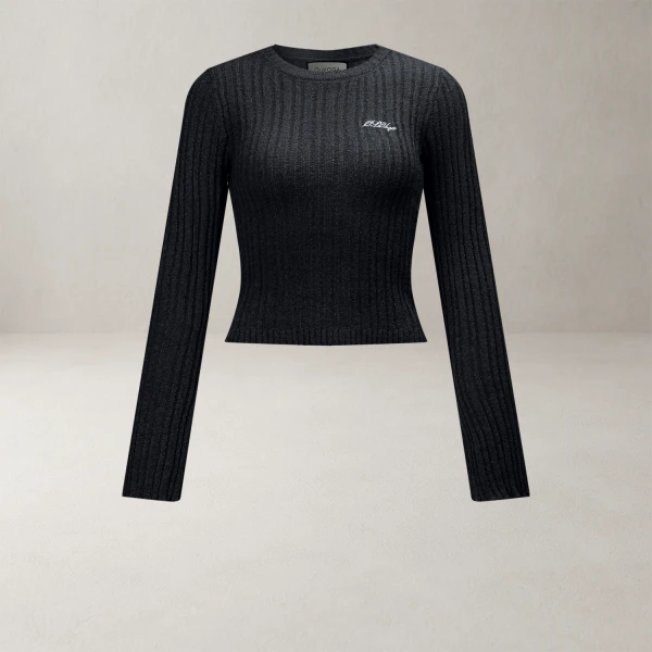 Sweter damski OLAVOGA ZIRRA 2025 czarny - maWer Fashion