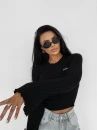 Sweter damski OLAVOGA ZIRRA 2025 czarny - maWer Fashion