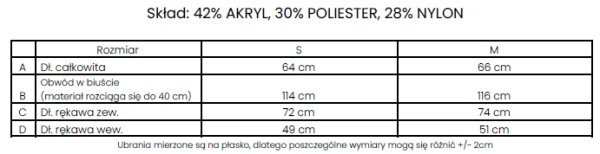 Sweter damski OLAVOGA WINTOR 2025 szary - maWer Fashion