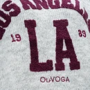 Sweter damski OLAVOGA LUURE 2025 szary - maWer Fashion