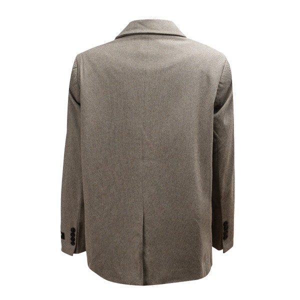 Marynarka damska OLAVOGA ZITAL 2025 ciemny beż - maWer Fashion