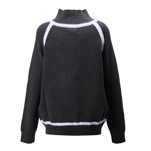 Sweter damski OLAVOGA WINTOR 2025 szary - maWer Fashion