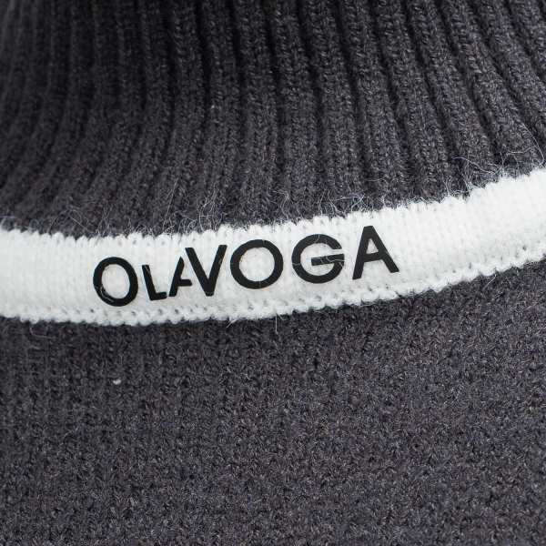 Sweter damski OLAVOGA WINTOR 2025 szary - maWer Fashion