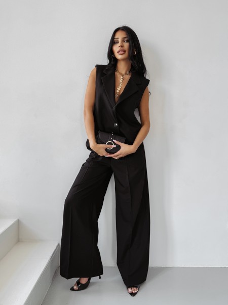 Komplet damski OLAVOGA MAJESTY 2025 czarny - maWer Fashion