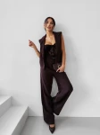 Komplet damski OLAVOGA MAJESTY 2025 brąz - maWer Fashion