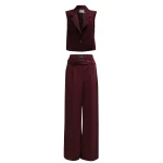 Komplet damski OLAVOGA MAJESTY 2025 bordo - maWer Fashion
